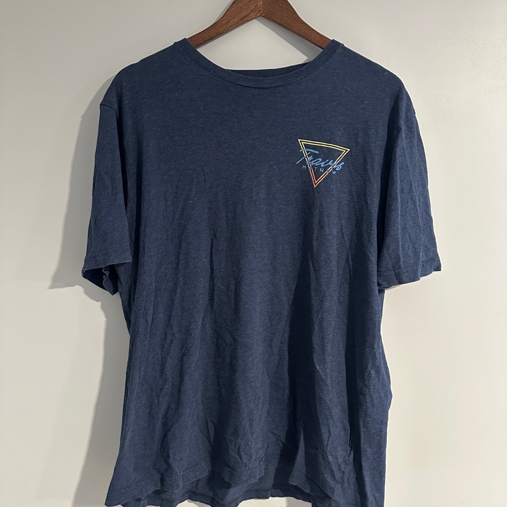Travis Mathew Navy Tee with Triangle Graphic